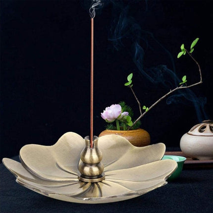 Household Bedroom Alloy sandalwood Furnace Creative Antique Line Incense Burner Incense Holder, Drop Shape, Gourd