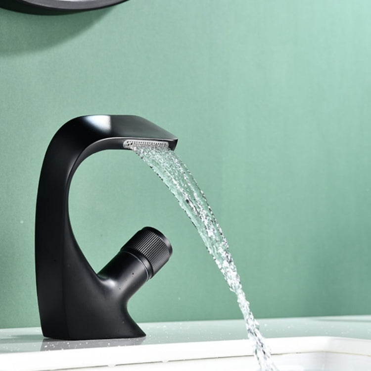 Basin Waterfall Type Hot & Cold Water All-Copper Faucet Bathroom Sanitary Ware
