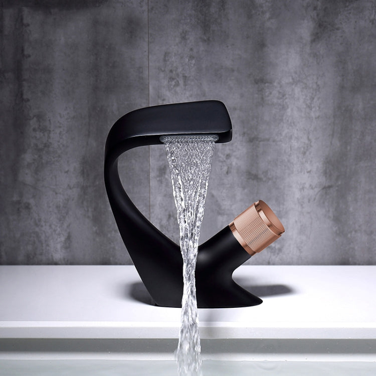 Basin Waterfall Type Hot & Cold Water All-Copper Faucet Bathroom Sanitary Ware