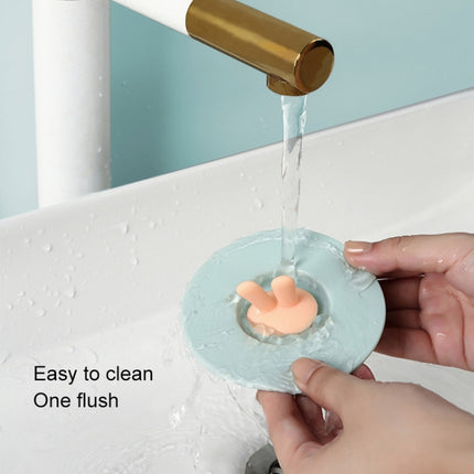 Food Grade Bunny Ears Shape Silicone Cup Lid Sealing Lid Cartoon Mug Dustproof Leak-Proof Lid