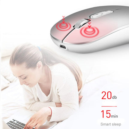 M103 1600DPI 5 Keys 2.4G Wireless Mouse Charging Ai Intelligent Voice Office Mouse, Support 28 Languages