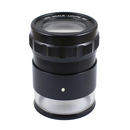 8 LED Lights 3 Groups Of Optical Glass HD With Scale 10 Times Magnifying Glass, Complex Scale Board, Cross Scale Board