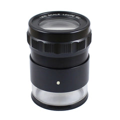 8 LED Lights 3 Groups Of Optical Glass HD With Scale 10 Times Magnifying Glass, Complex Scale Board, Cross Scale Board