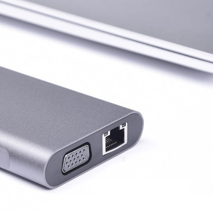 10 in 1 Type-C Multi-Function Docking Station PD Fast Charging HUB, 10 in 1