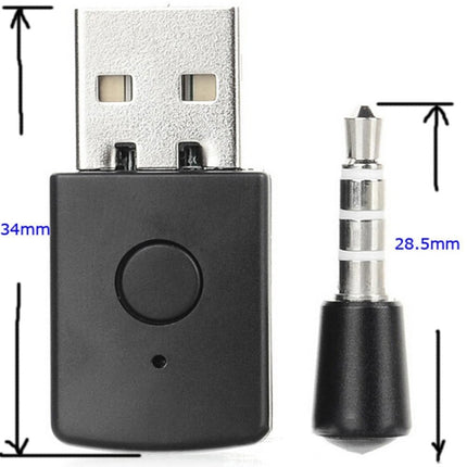 Bluetooth Controller Receiver Adapter USB 4.0 Game Controller Headset Receiver For PS5, For PS5