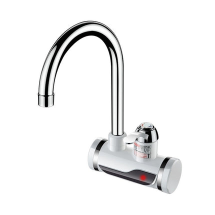 Kitchen Instant Electric Hot Water Faucet Hot & Cold Water Heater EU Plug, Lamp Display Lower Water Inlet, Lamp Display Side Water Inlet, Lamp Display Leakage Protection Lower Water Inlet, Lamp Shows Leakage Protection Side Water Inlet�����������������...