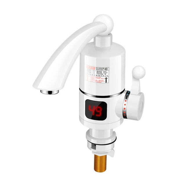 Digital Display Electric Heating Faucet Instant Hot Water Heater EU Plug, Digital Display Horizontal Tube, Digital Display Elbow, Digital Horizontal Tube With Leakage Protection, Digital Elbow With Leakage Protection, Lamp Display Elbow����������������...