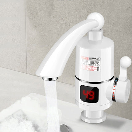 Digital Display Electric Heating Faucet Instant Hot Water Heater EU Plug, Digital Display Horizontal Tube, Digital Display Elbow, Digital Horizontal Tube With Leakage Protection, Digital Elbow With Leakage Protection, Lamp Display Elbow����������������...