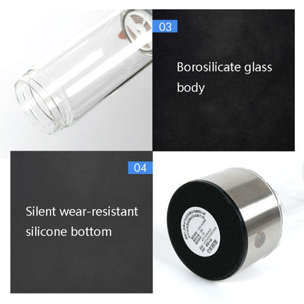 Portable Health Hydrogen-Rich Water Cup High-Concentration Negative Ion Electrolysis Generator, 450ml