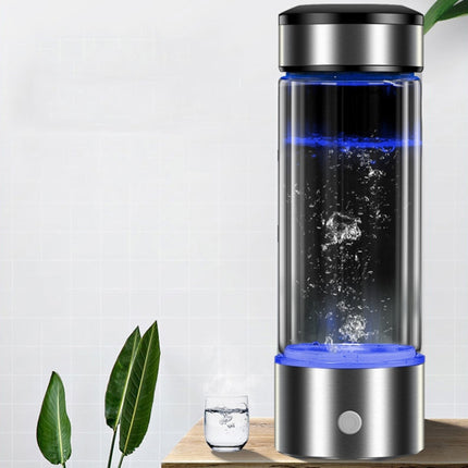 Portable Health Hydrogen-Rich Water Cup High-Concentration Negative Ion Electrolysis Generator, 450ml