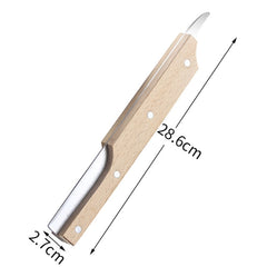 Multifunctional Stainless Steel Coconut Shell Opener With Wooden Handle Coconut Meat Knife Kitchen Gadgets