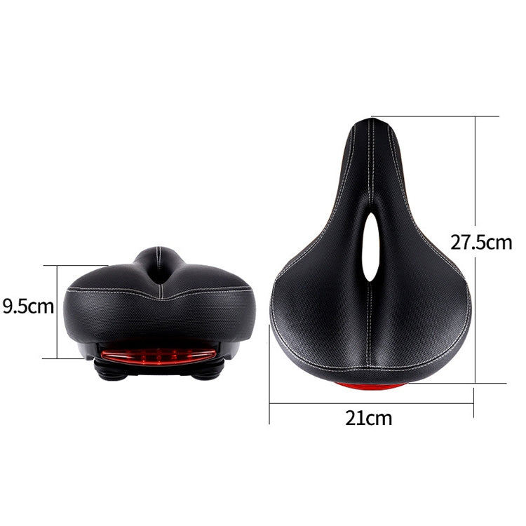 Bicycle Seat With Taillights With Light Mountain Bike Bicycle Saddle Seat Cushion, YF-1076-3