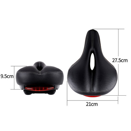 Bicycle Seat With Taillights With Light Mountain Bike Bicycle Saddle Seat Cushion, YF-1076-3