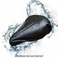 Bicycle Saddle Waterproof Cover Bicycle Seat PVC Waterproof Seat Cover Hot Pressed Rain Cover, 10pcs Small, 10pcs Large