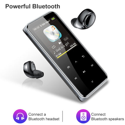 Reproductor MP3 portátil con pantalla táctil y Bluetooth, grabador de libros electrónicos, 4 GB, 8 GB, 16 GB, 32 GB