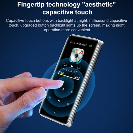 Reproductor MP3 portátil con pantalla táctil y Bluetooth, grabador de libros electrónicos, 4 GB, 8 GB, 16 GB, 32 GB