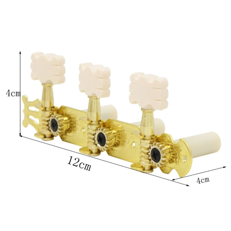 Guitar Knob Gear Type Snap Pegs Alloy Base Knobs