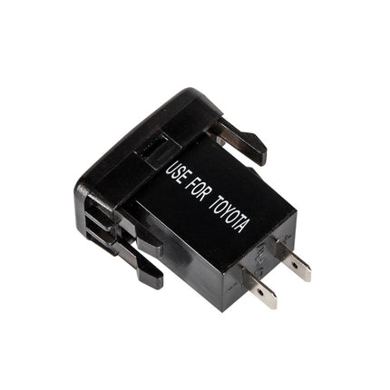 Car Charger Original Hole Non-Destructive Modification Of Dual Usb Car Charger With Line Suitable For Toyota, FTWU Red Light, FTWU Green Light, FTWU Blue Light, FTWUX Red Light, FTWUX Green Light, FTWUX Blue Light