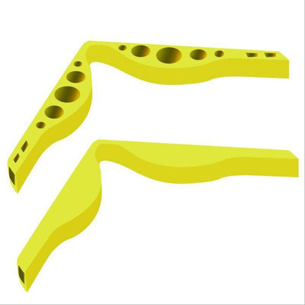 10 PCS Mask Nose Clip Bridge Wear Glasses Anti-Fog Sealing Silicone Strip, Random Color Delivery