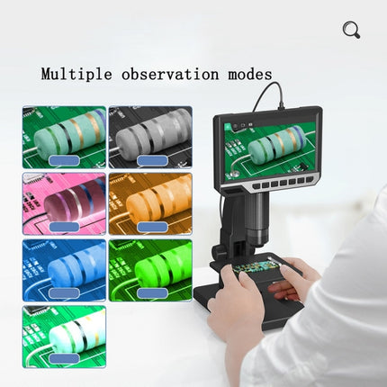 2000X 7 Zoll Mikrobielle Zelle Beobachtung Mikroskop Elektronische Digitale Lupe