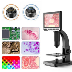 2000X 7 Inch Microbial Cell Observation Microscope Electronic Digital Magnifying Glass