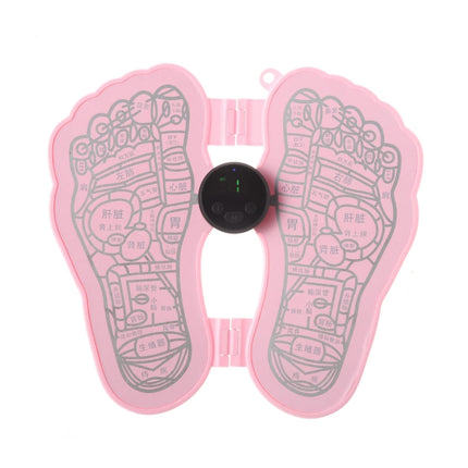 MLR-125 Mini Foot Massager Elderly Foot Foot Massager EMS Portable Pulse Home Foot Relaxing Massager, Black (Battery), Pink (Battery), Pink (Rechargeable), Black (Rechargeable)