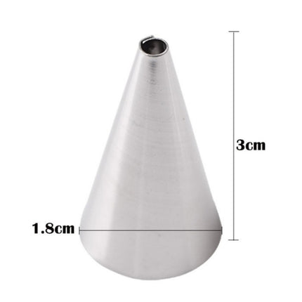 8 PCS/Set 6 Stainless Steel Nozzle Set DIY Cake Decorating Tools Silicone with EVA Cream Pastry Bag