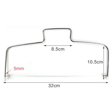 Stainless Steel Adjustable Wire Cake Cutter Slicer Leveler DIY Cake Baking Tools, Cake Cutter