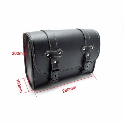 Motorcycle Saddle Bags Leather Storage Tool PU Leather Side Pouch Bags, PU Leather Side Pouch Bags