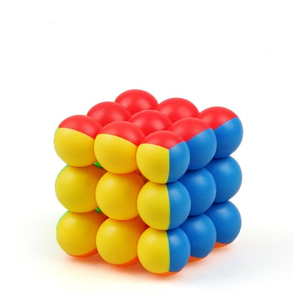 Professional Round Bead Third-order Rubik Cube Children's Educational Toys