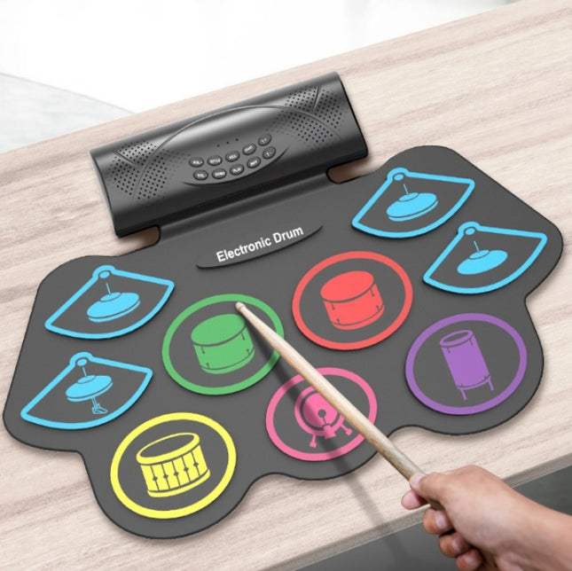 MD862M Bluetooth Drum Set For Beginners Learn To Play Portable Electronic Drums, MD862M