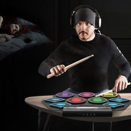 MD862M Bluetooth Drum Set For Beginners Learn To Play Portable Electronic Drums, MD862M