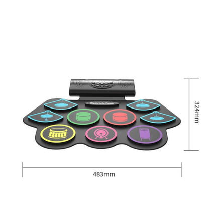 MD862M Bluetooth Drum Set For Beginners Learn To Play Portable Electronic Drums, MD862M