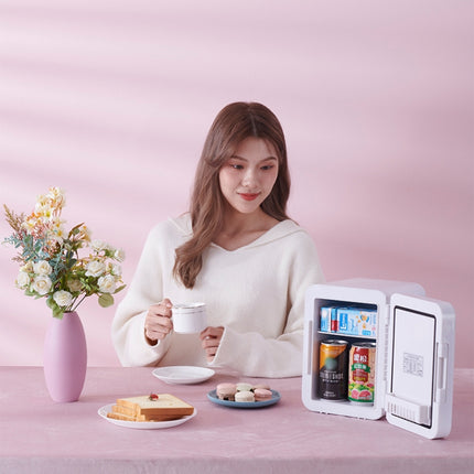 5L Beauty Makeup Mirror Skin Care Products And Facial Mask Refrigerator Semiconductor Car Refrigerator, 5L White (EU Plug), 5L White (UK Plug), 5L White (US Plug), 5L White (AU Plug)