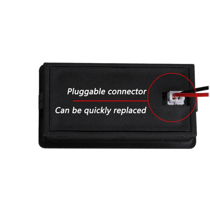 SUPNOVA DC 8-100V Battery Capacity Indicator Voltmeter Voltage Gauge,Style:, White, White + Alarm + Temperature, Blue, Blue +Alarm + Temperature