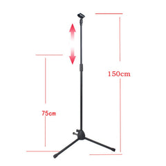 Live Microphone Lift Stand Floor Microphone Stand Stage Performance Vertical Tripod, ML01, ML02, ML03