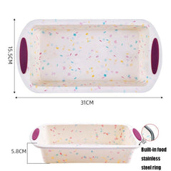 GW20035 DIY Candy Color Cartoon Silicone Cake Toast Ice Tray Mold