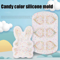 GW20035 DIY Candy Color Cartoon Silicone Cake Toast Ice Tray Mold, 12 Inch Rectangular, 12 Inch Round, 11 Inch Round, 8 Inch Sheep, 8 Inch Bunny, 8 Inch Chicken, 6-hole Muffin Vup, 12 Inch Savarin Cake Mold