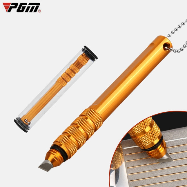 PGM Golf Club Cleaner Club Face Groove Cleaning Tool, Random Color Deilvery, Flat Knife, Plum Knife