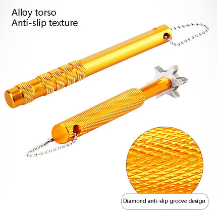 PGM Golf Club Cleaner Club Face Groove Cleaning Tool, Random Color Deilvery, Flat Knife, Plum Knife