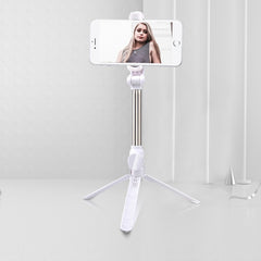 Bluetooth Tripod Selfie Stick Live Mobile Phone Holder, Black, White, Pink