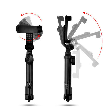 Bluetooth Tripod Selfie Stick Live Mobile Phone Holder