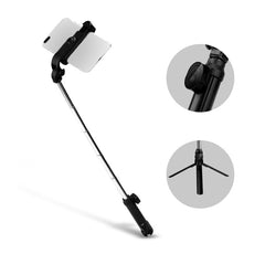 Bluetooth Tripod Selfie Stick Live Mobile Phone Holder, Black, White, Pink