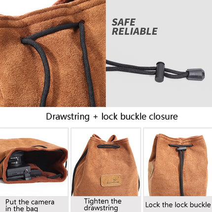 S.C.COTTON Liner Shockproof Digital Protection Portable SLR Lens Bag Micro Single Camera Bag, Square Khaki L, Square Blue L, Square Gray L, Square Brown L, Square Black L, Square Khaki M, Square Blue M, Square Gray M, Square Brown M, Square Black M����...