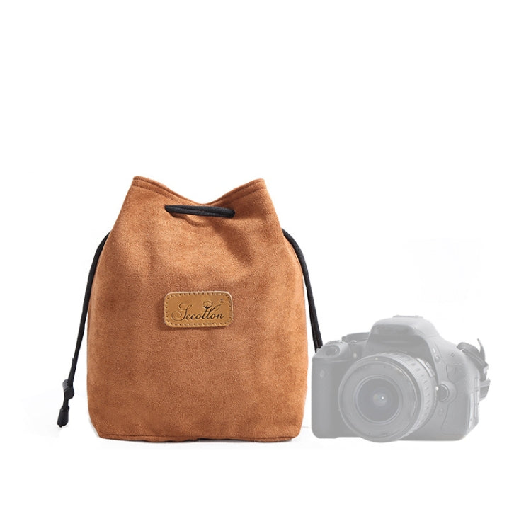 S.C.COTTON Liner Shockproof Digital Protection Portable SLR Lens Bag Micro Single Camera Bag, Square Khaki L, Square Blue L, Square Gray L, Square Brown L, Square Black L, Square Khaki M, Square Blue M, Square Gray M, Square Brown M, Square Black M����...