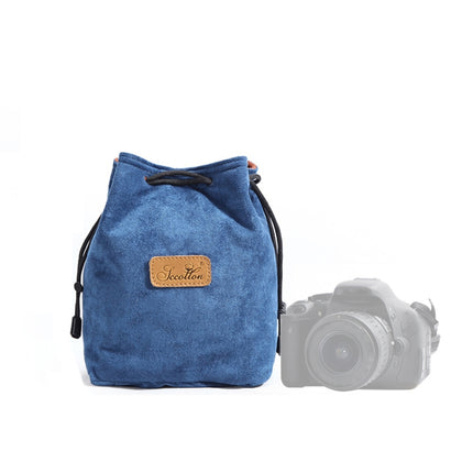 S.C.COTTON Liner Shockproof Digital Protection Portable SLR Lens Bag Micro Single Camera Bag, Square Khaki L, Square Blue L, Square Gray L, Square Brown L, Square Black L, Square Khaki M, Square Blue M, Square Gray M, Square Brown M, Square Black M    ...