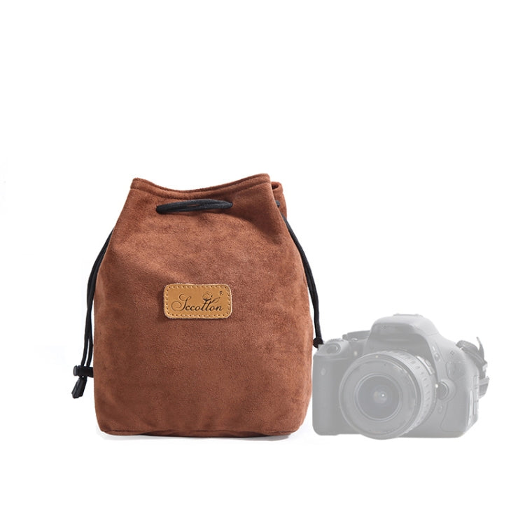 S.C.COTTON Liner Shockproof Digital Protection Portable SLR Lens Bag Micro Single Camera Bag, Square Khaki L, Square Blue L, Square Gray L, Square Brown L, Square Black L, Square Khaki M, Square Blue M, Square Gray M, Square Brown M, Square Black M����...