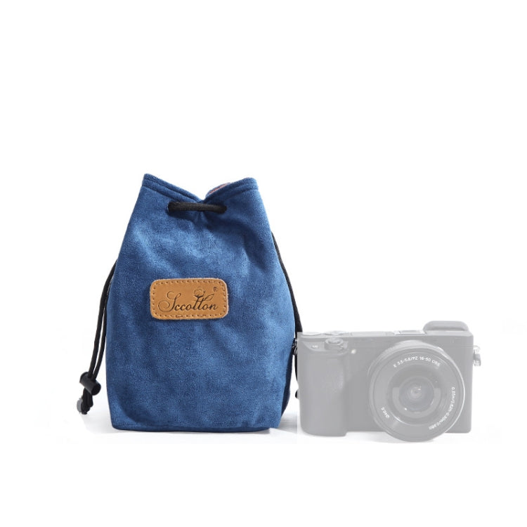 S.C.COTTON Liner Shockproof Digital Protection Portable SLR Lens Bag Micro Single Camera Bag, Square Khaki L, Square Blue L, Square Gray L, Square Brown L, Square Black L, Square Khaki M, Square Blue M, Square Gray M, Square Brown M, Square Black M����...