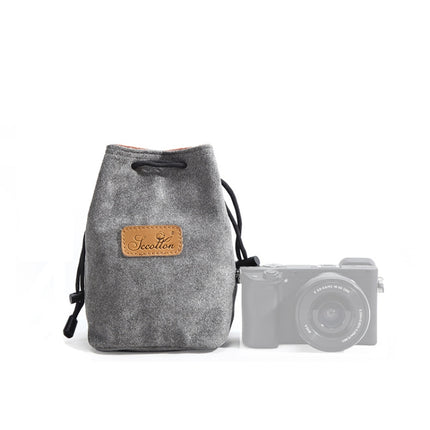 S.C.COTTON Liner Shockproof Digital Protection Portable SLR Lens Bag Micro Single Camera Bag, Square Khaki L, Square Blue L, Square Gray L, Square Brown L, Square Black L, Square Khaki M, Square Blue M, Square Gray M, Square Brown M, Square Black M����...