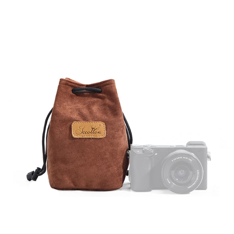 S.C.COTTON Liner Shockproof Digital Protection Portable SLR Lens Bag Micro Single Camera Bag, Square Khaki L, Square Blue L, Square Gray L, Square Brown L, Square Black L, Square Khaki M, Square Blue M, Square Gray M, Square Brown M, Square Black M����...